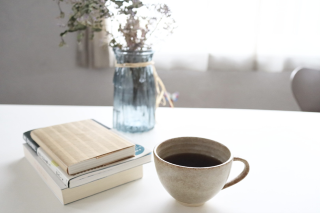 コーヒーと本