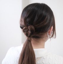 ヘアアレンジ完成後ろ姿